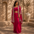 HERIITO Signature Ruby Drape Ensemble